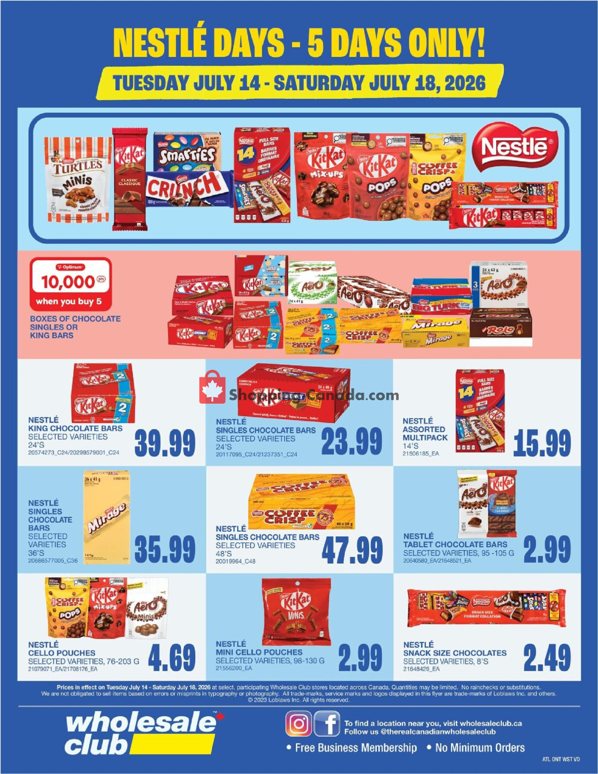 Wholesale Club flyer from Thursday July 16, 2026 to Wednesday September 16, 2026 - page 7