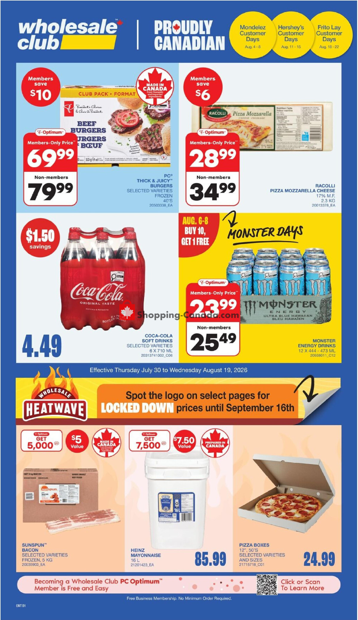 Wholesale Club flyer from Thursday July 30, 2026 to Wednesday August 19, 2026 - page 5