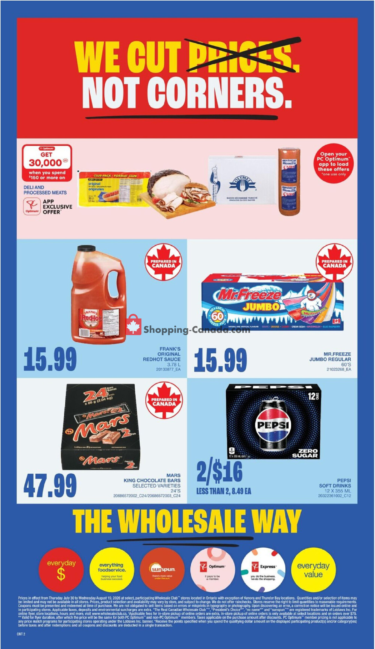 Wholesale Club flyer from Thursday July 30, 2026 to Wednesday August 19, 2026 - page 6