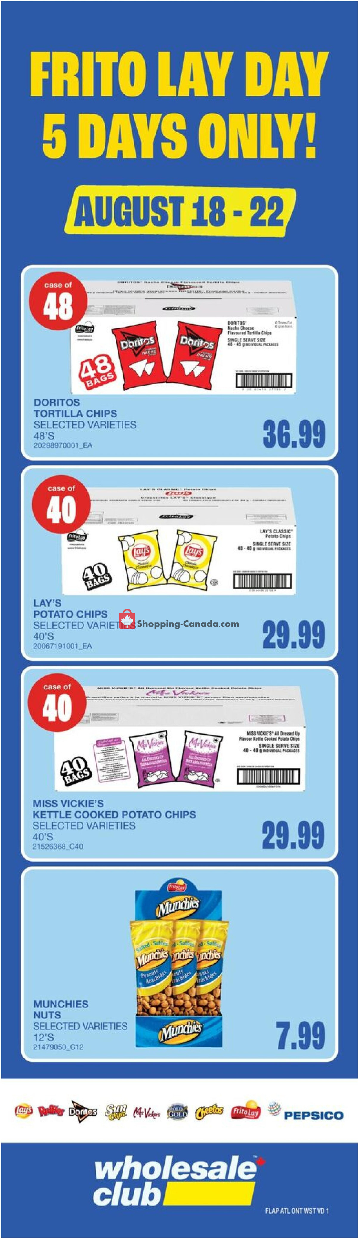 Wholesale Club flyer from Thursday August 20, 2026 to Wednesday September 16, 2026 - page 1