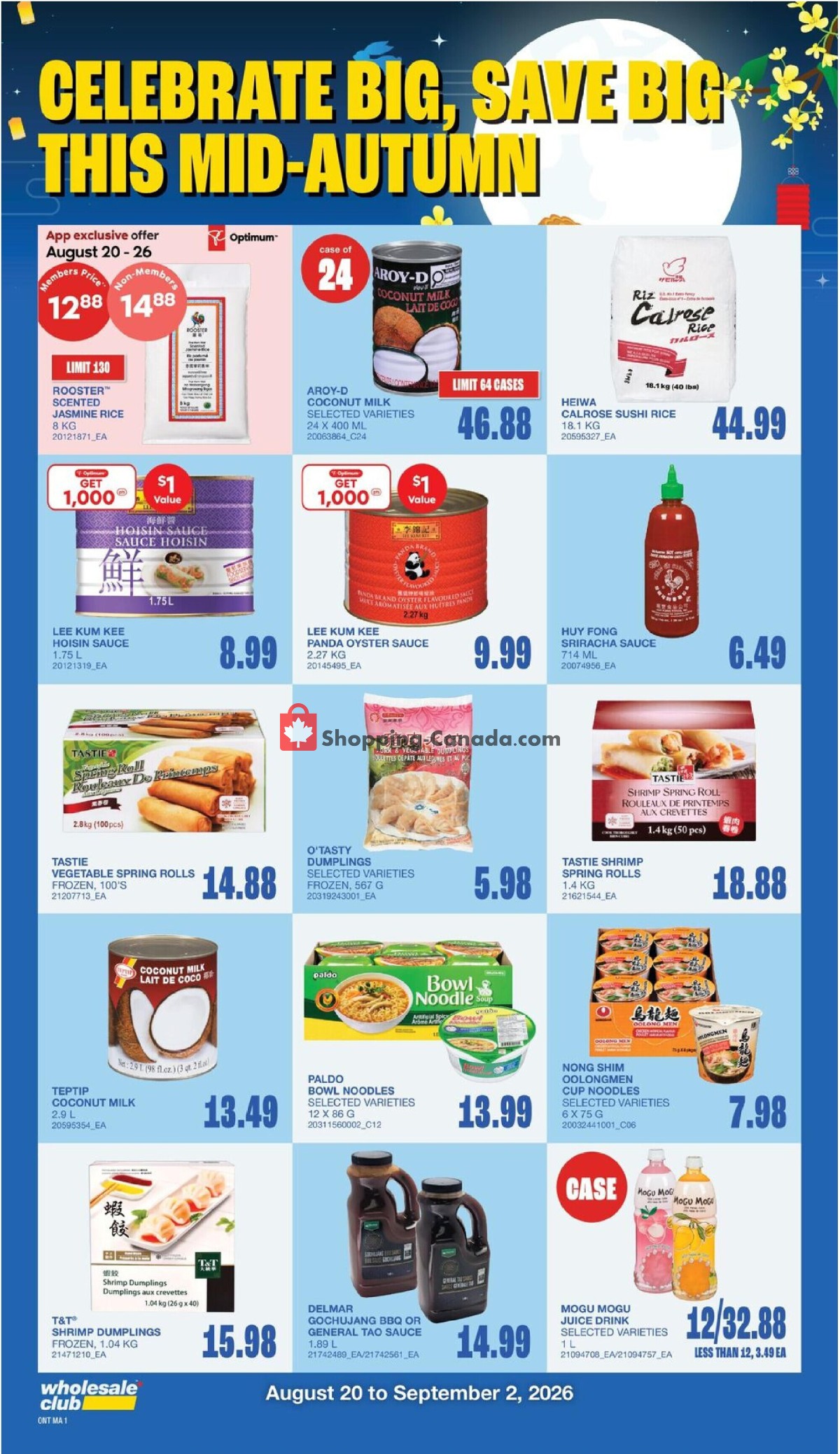 Wholesale Club flyer from Thursday August 20, 2026 to Wednesday September 16, 2026 - page 11