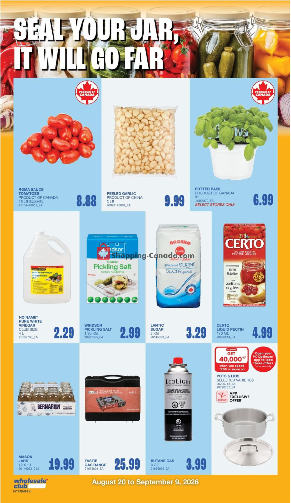 Wholesale Club flyer from Thursday August 20, 2026 to Wednesday September 16, 2026 - page 13
