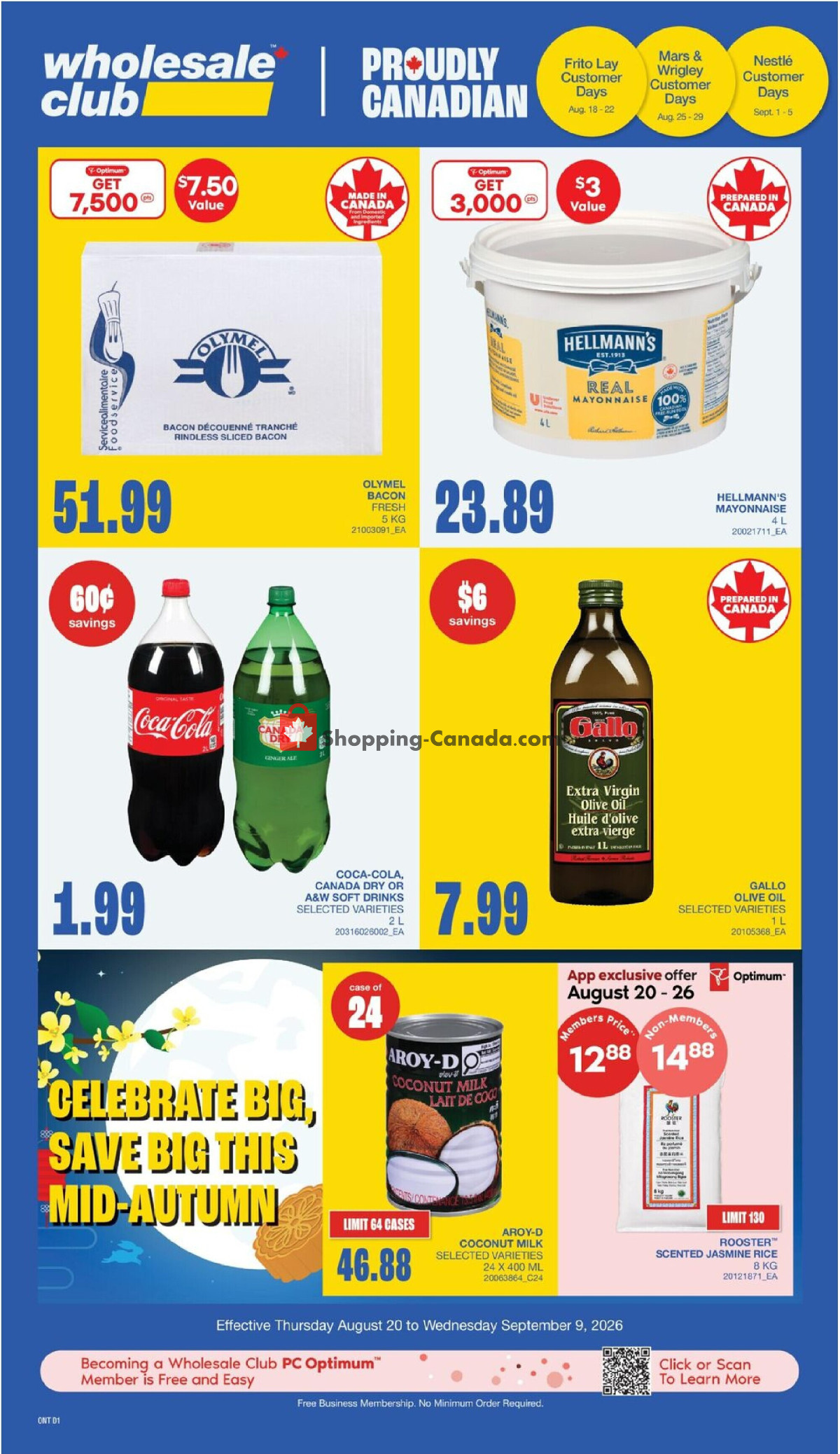 Wholesale Club flyer from Thursday August 20, 2026 to Wednesday September 16, 2026 - page 7