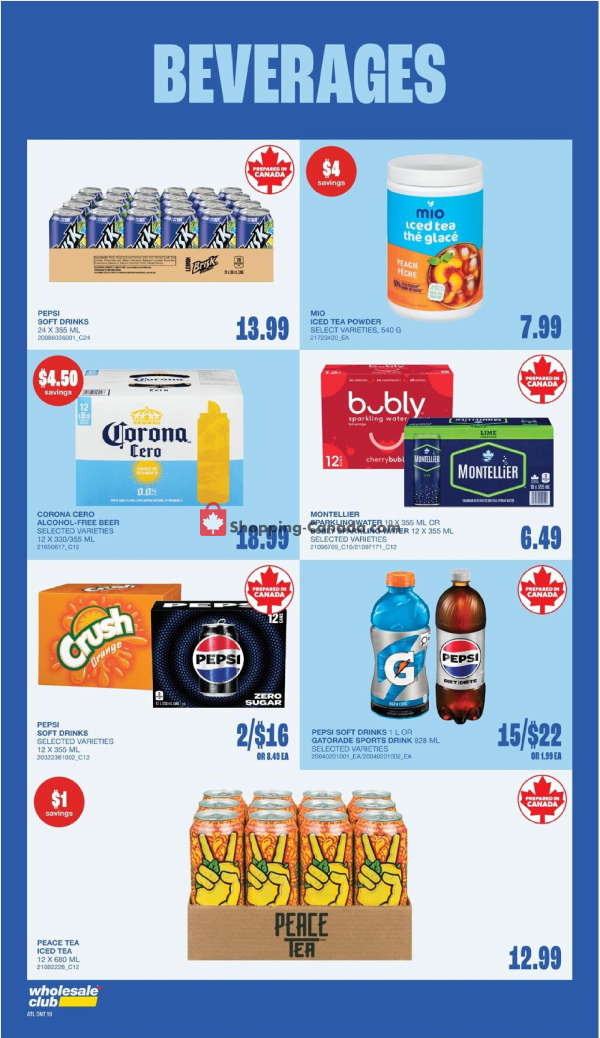 Wholesale Club flyer from Thursday October 1, 2026 to Wednesday October 21, 2026 - page 18