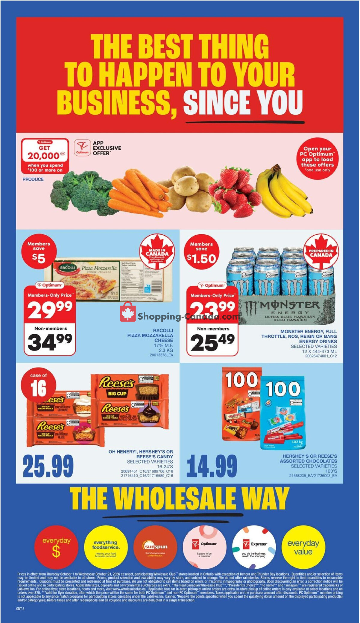 Wholesale Club flyer from Thursday October 1, 2026 to Wednesday October 21, 2026 - page 5