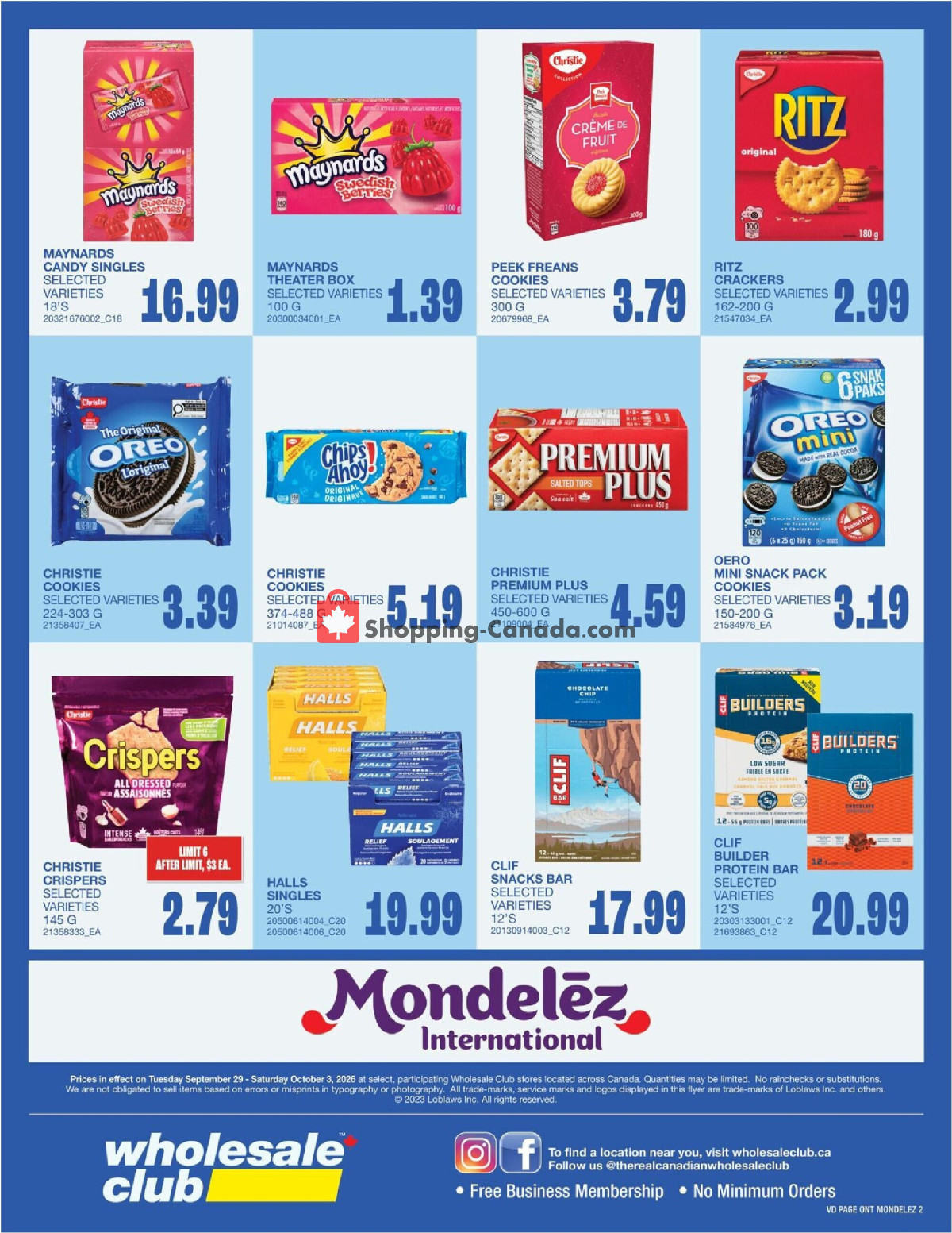 Wholesale Club flyer from Thursday October 1, 2026 to Wednesday October 21, 2026 - page 8