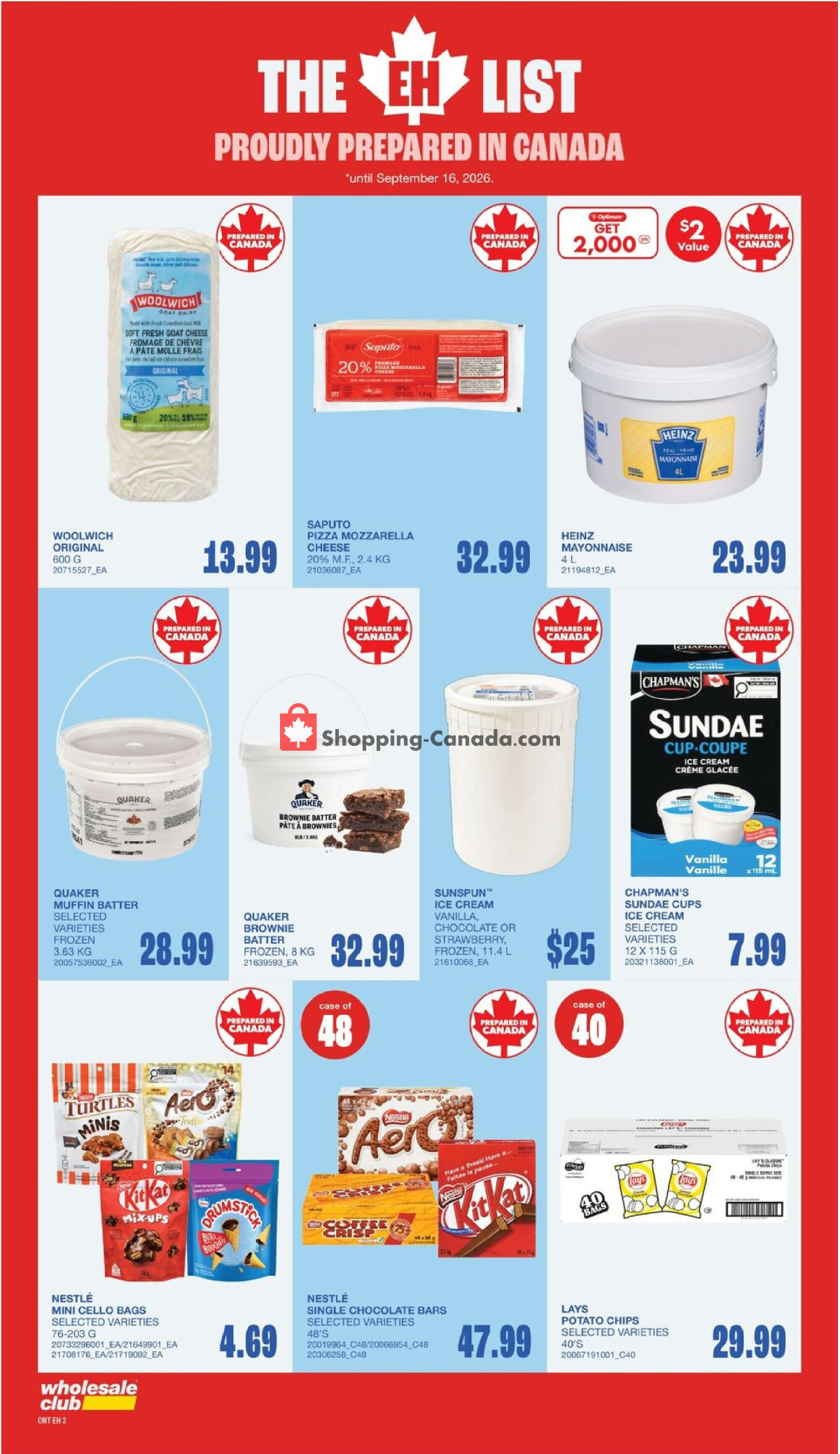 Wholesale Club flyer from Thursday September 10, 2026 to Wednesday September 30, 2026 - page 7