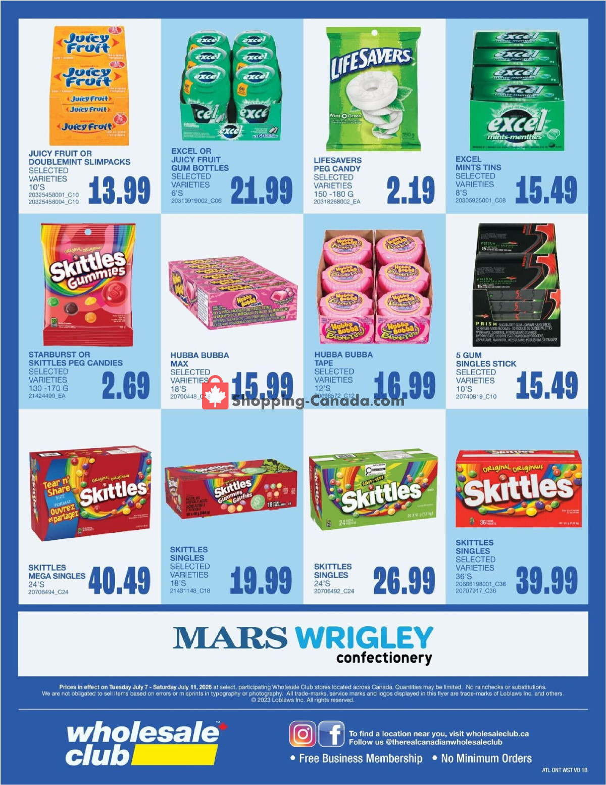 Wholesale Club flyer from Thursday June 18, 2026 to Wednesday July 15, 2026 - page 11