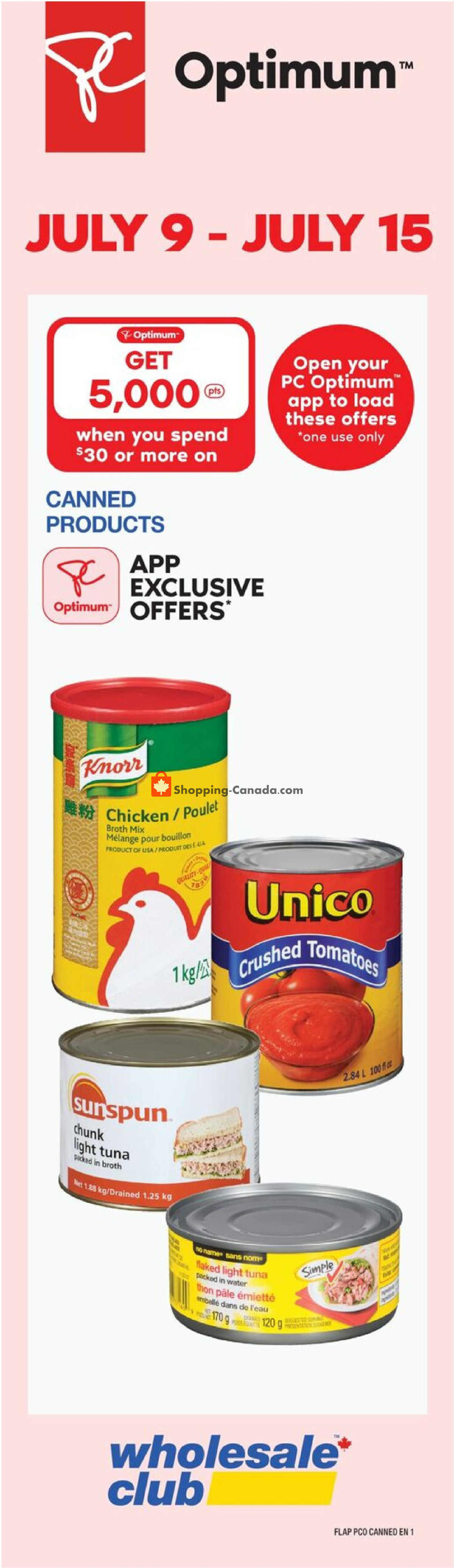 Wholesale Club flyer from Thursday June 18, 2026 to Wednesday July 15, 2026 - page 5