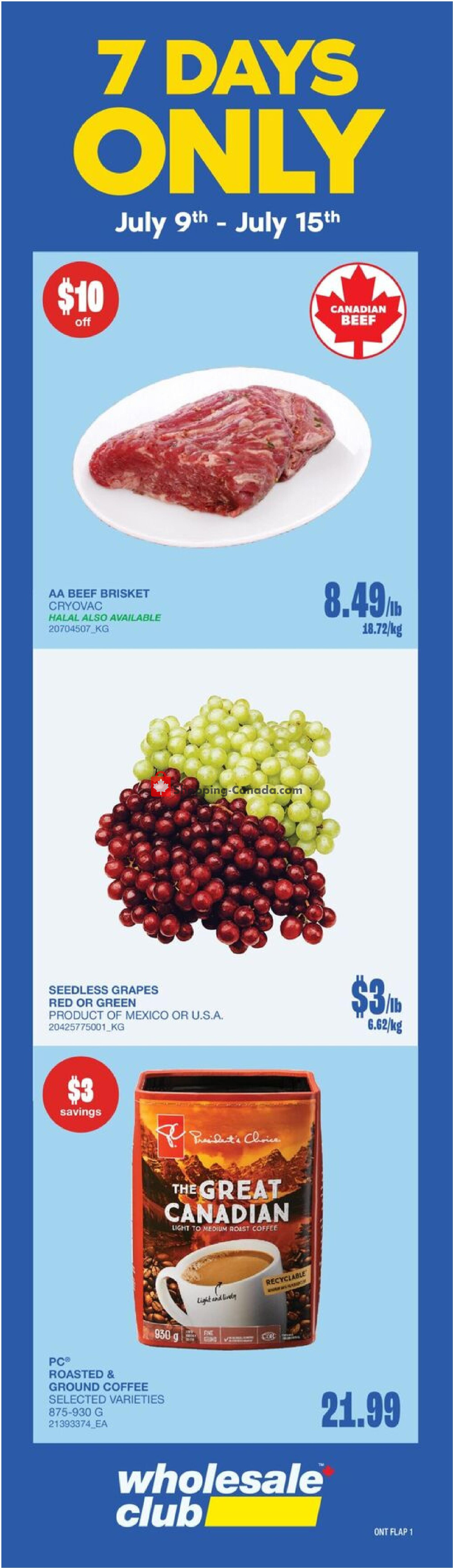 Wholesale Club flyer from Thursday June 18, 2026 to Wednesday July 15, 2026 - page 6