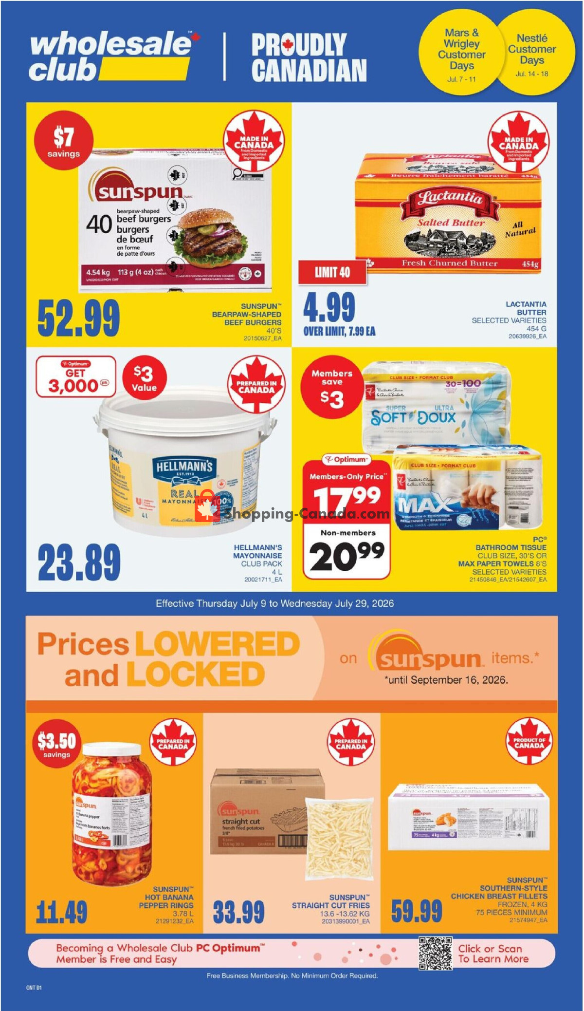 Wholesale Club flyer from Thursday June 18, 2026 to Wednesday July 15, 2026 - page 8
