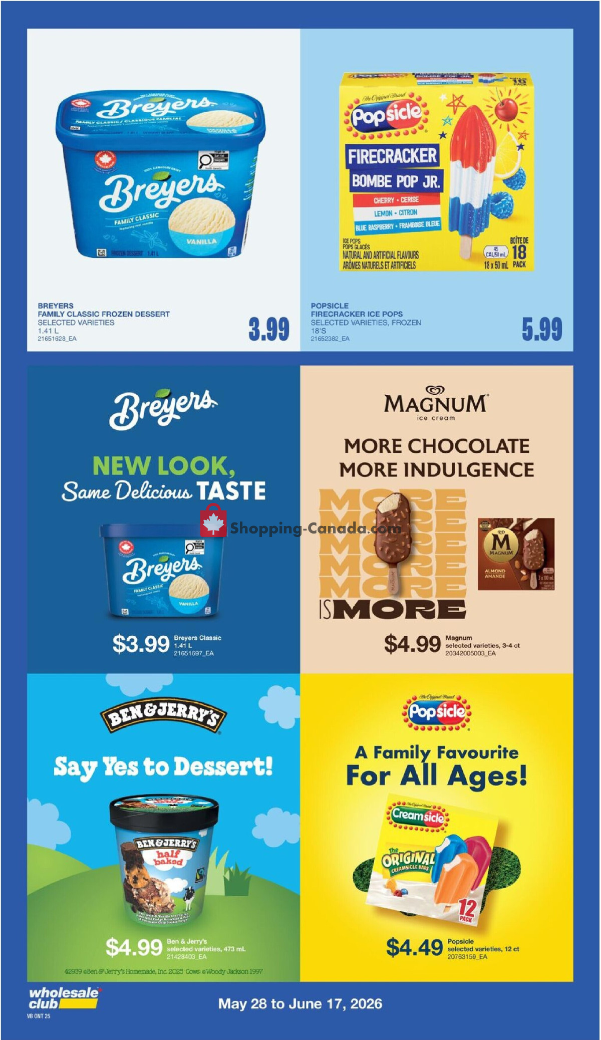 Wholesale Club flyer from Thursday May 14, 2026 to Wednesday June 3, 2026 - page 44