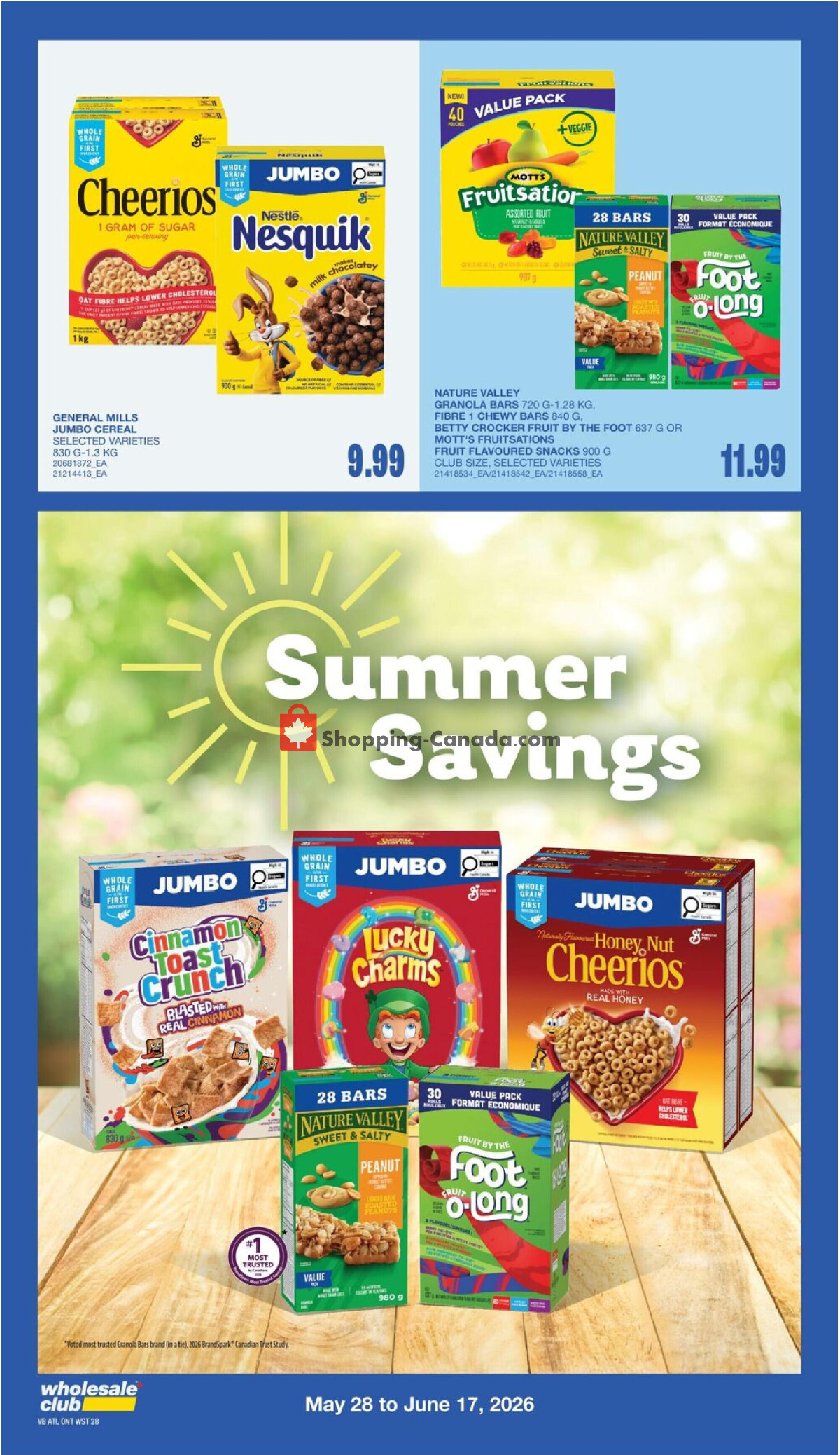 Wholesale Club flyer from Thursday May 14, 2026 to Wednesday June 3, 2026 - page 47