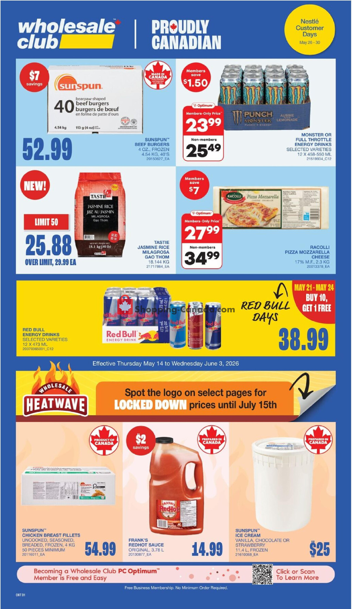 Wholesale Club flyer from Thursday May 14, 2026 to Wednesday June 3, 2026 - page 5