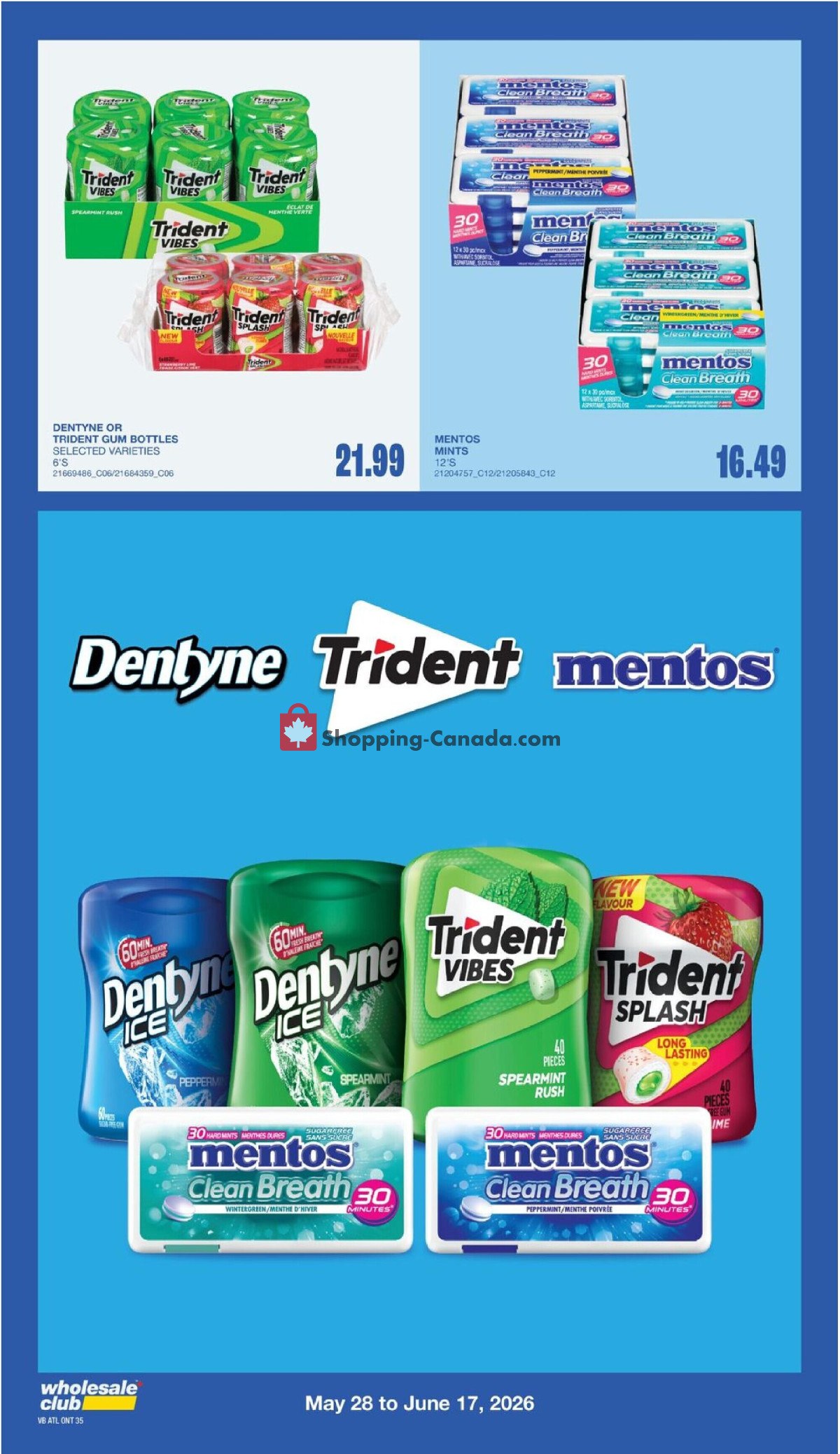 Wholesale Club flyer from Thursday May 14, 2026 to Wednesday June 3, 2026 - page 54