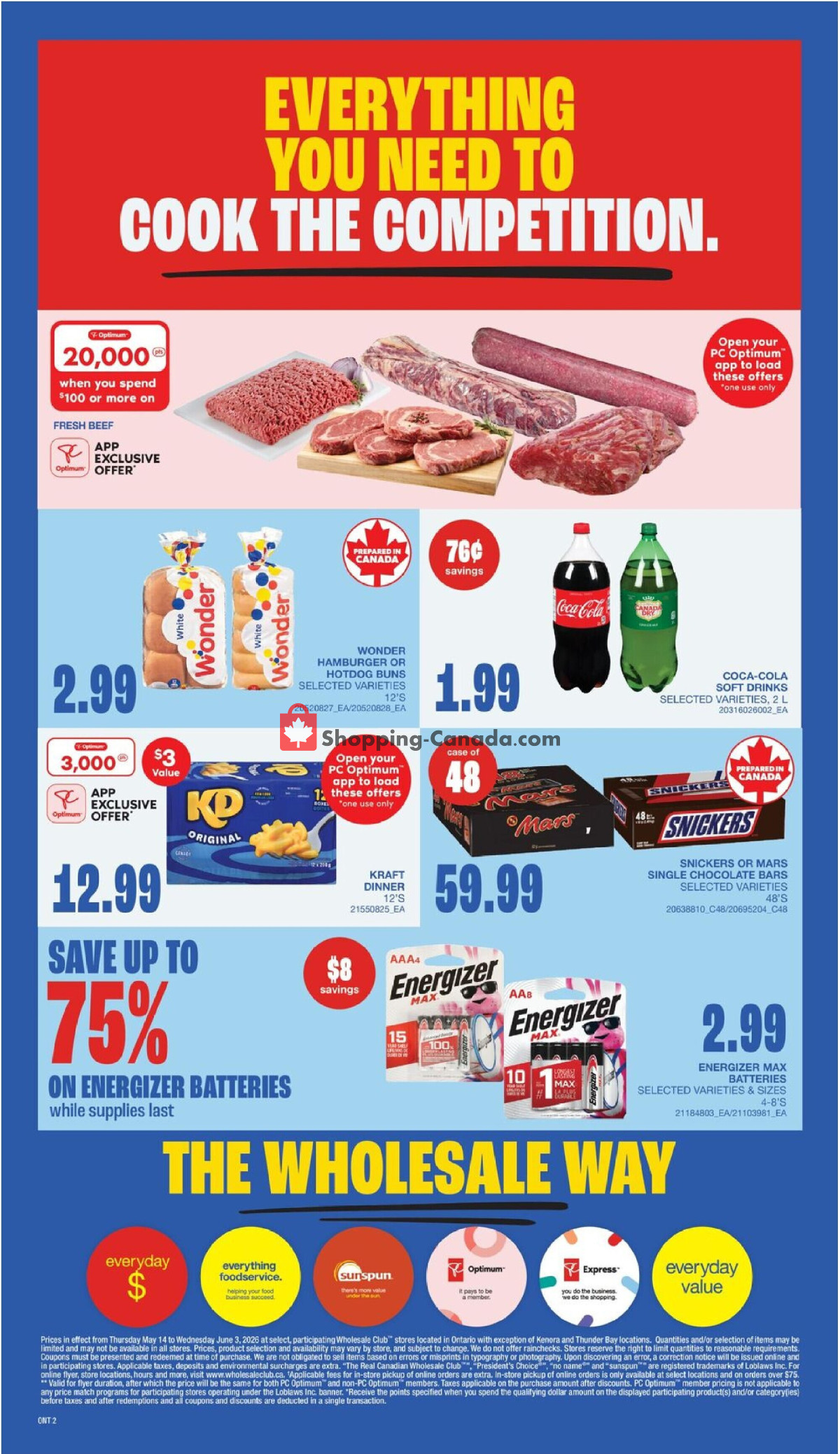 Wholesale Club flyer from Thursday May 14, 2026 to Wednesday June 3, 2026 - page 6