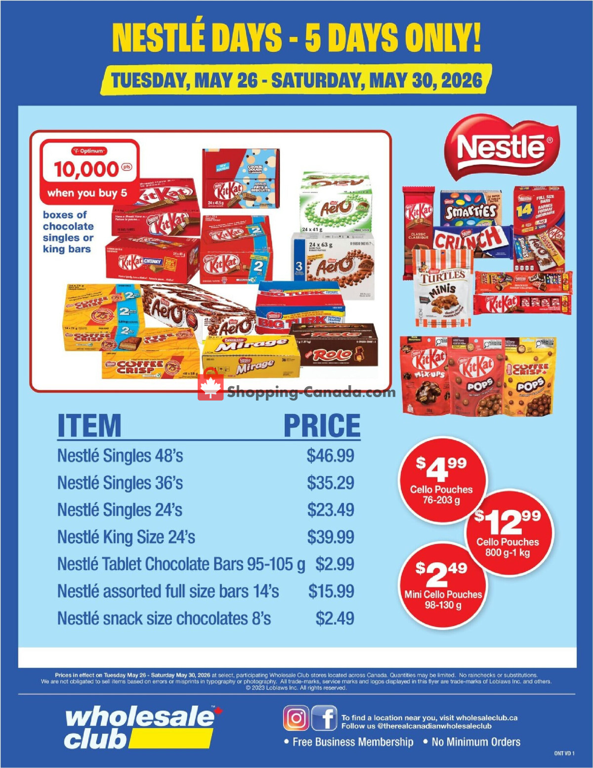 Wholesale Club flyer from Thursday May 14, 2026 to Wednesday June 3, 2026 - page 8