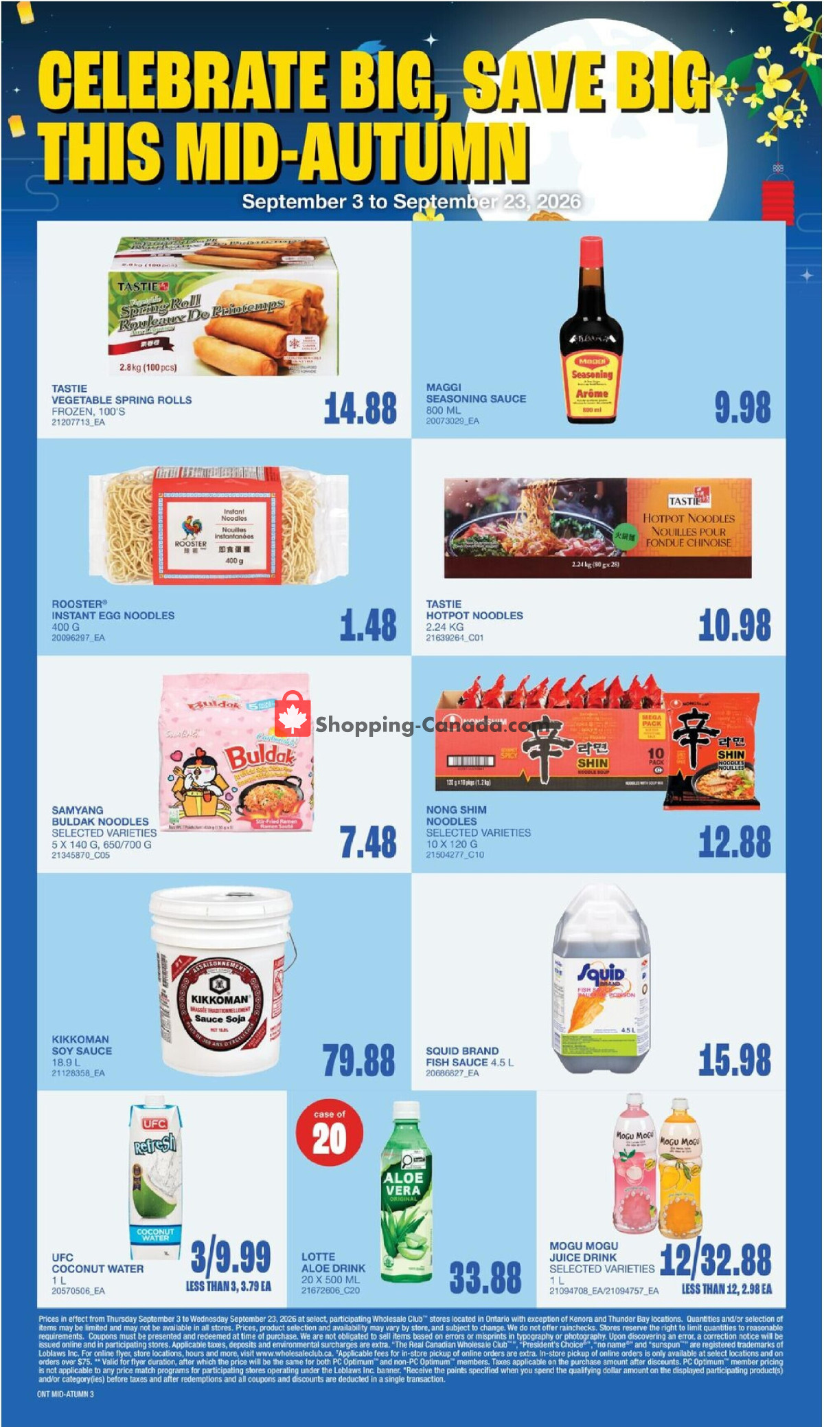 Wholesale Club flyer from Thursday September 10, 2026 to Wednesday September 30, 2026 - page 18