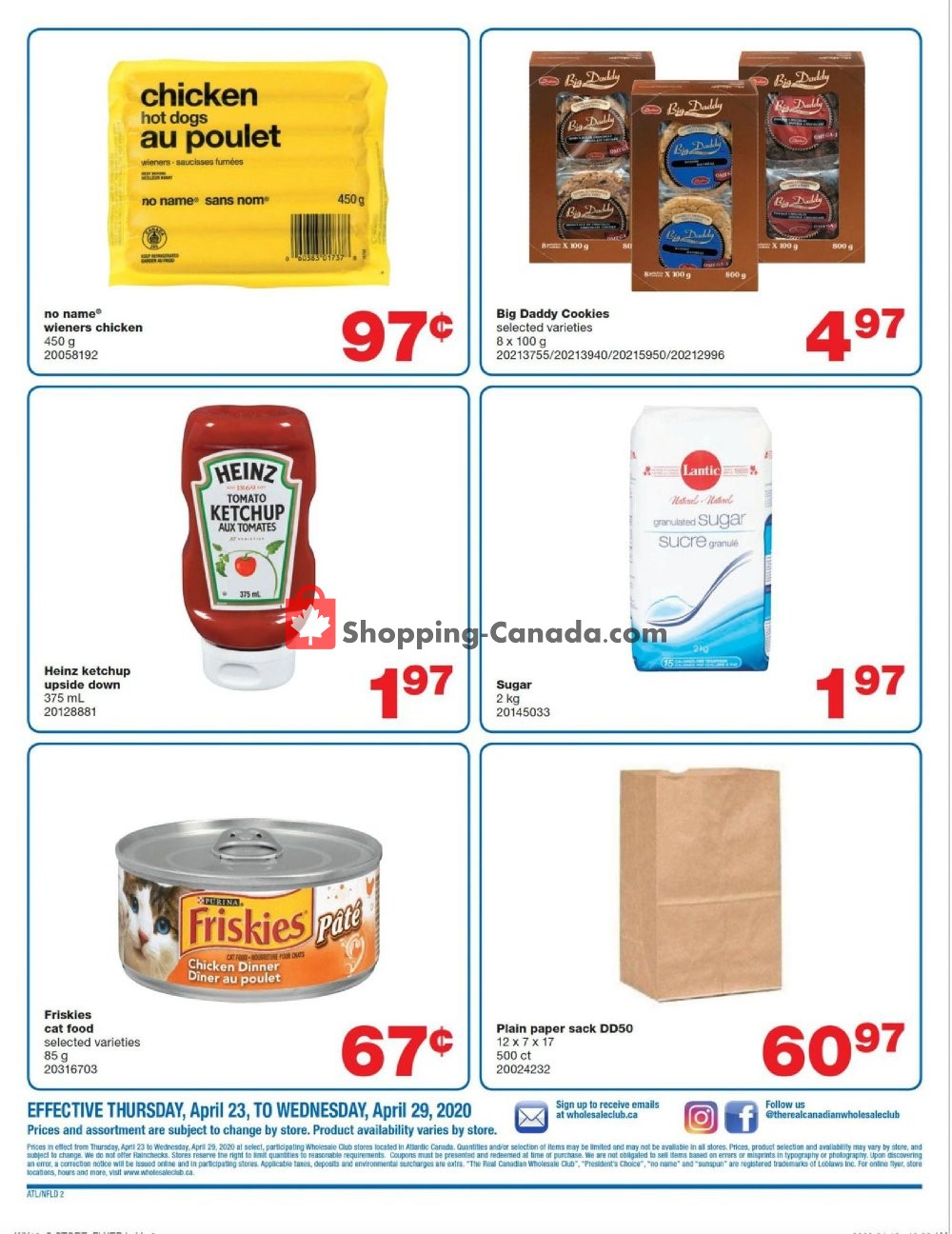 Wholesale Club flyer from Thursday April 23, 2020 to Wednesday April 29, 2020 - page 2
