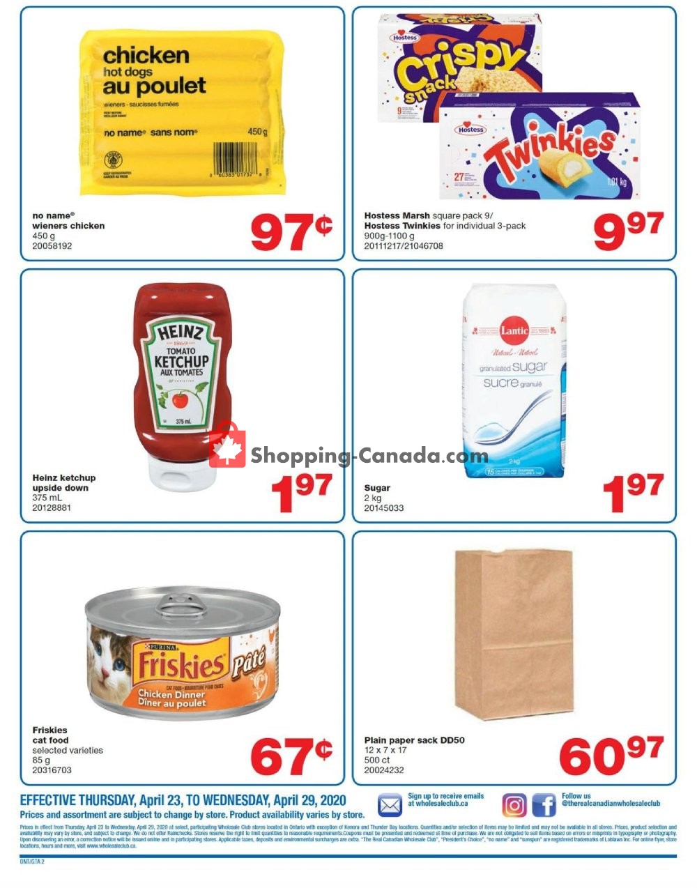 Wholesale Club flyer from Thursday April 23, 2020 to Wednesday April 29, 2020 - page 2