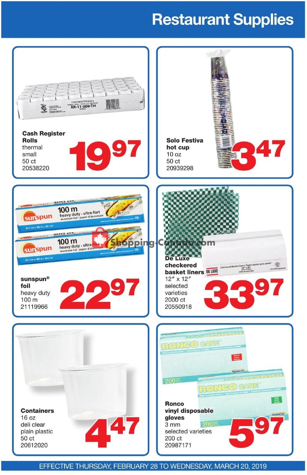 Wholesale Club flyer from Thursday February 28, 2019 to Wednesday March 6, 2019 - page 46
