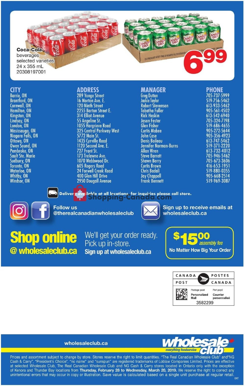 Wholesale Club flyer from Thursday February 28, 2019 to Wednesday March 6, 2019 - page 48