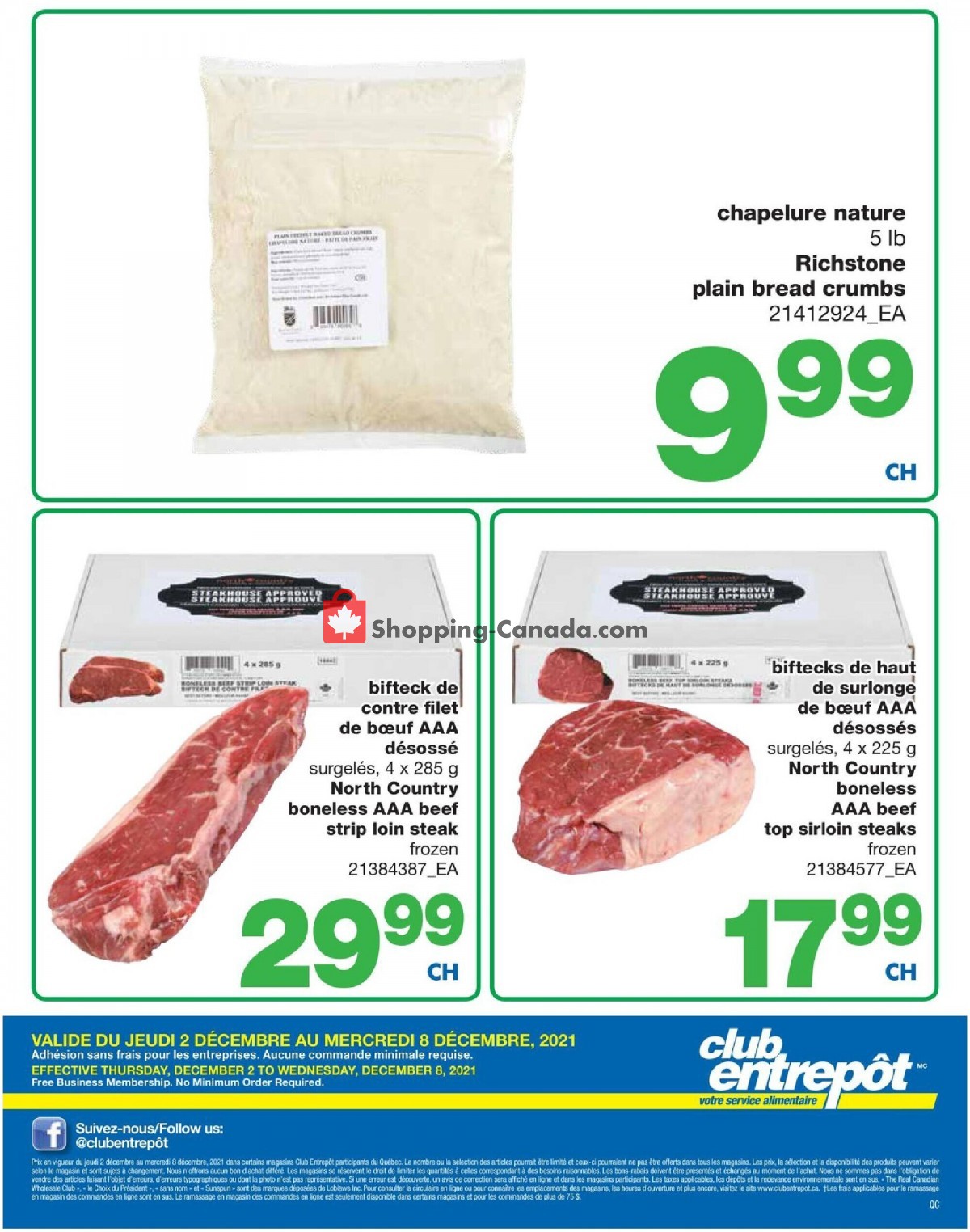 Wholesale Club flyer from Thursday December 2, 2021 to Wednesday December 8, 2021 - page 2