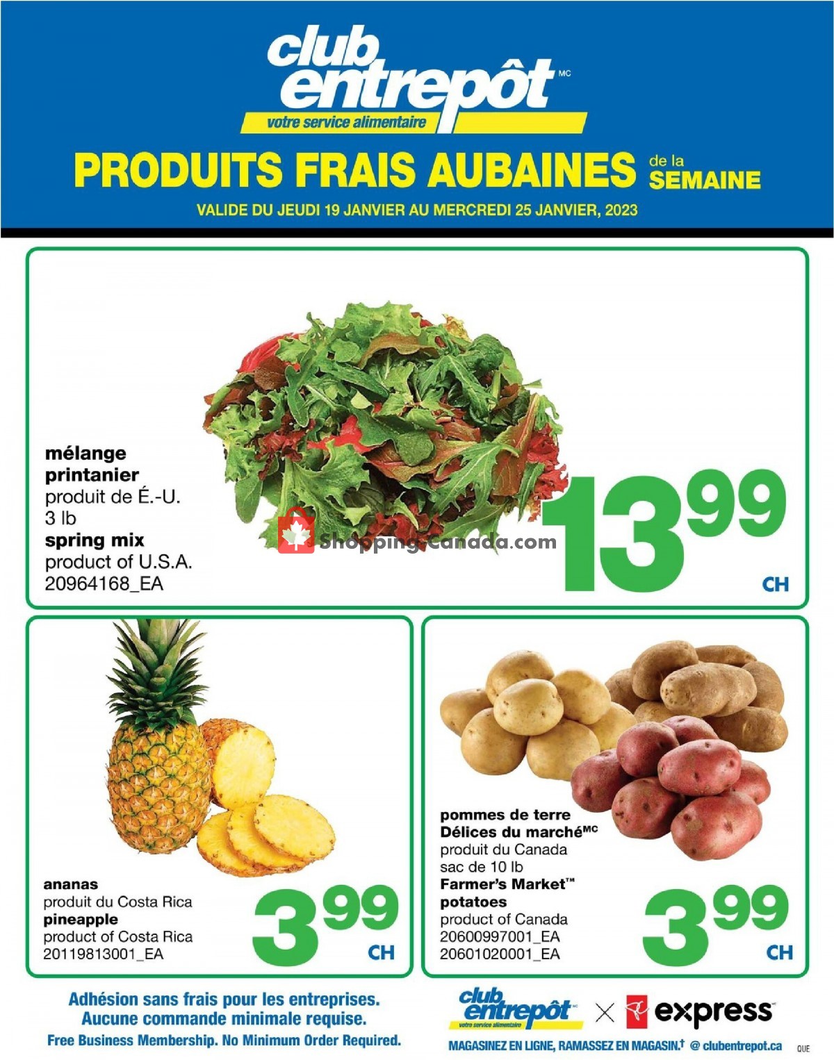 Wholesale Club flyer from Thursday January 19, 2023 to Wednesday January 25, 2023 - page 1