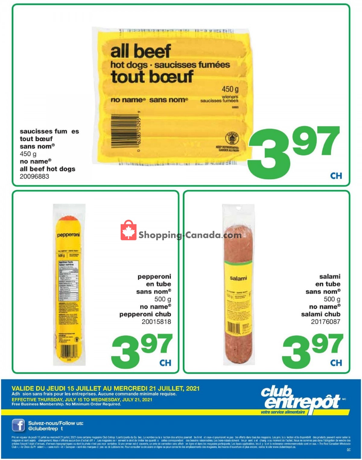 Wholesale Club flyer from Thursday July 15, 2021 to Wednesday July 21, 2021 - page 2