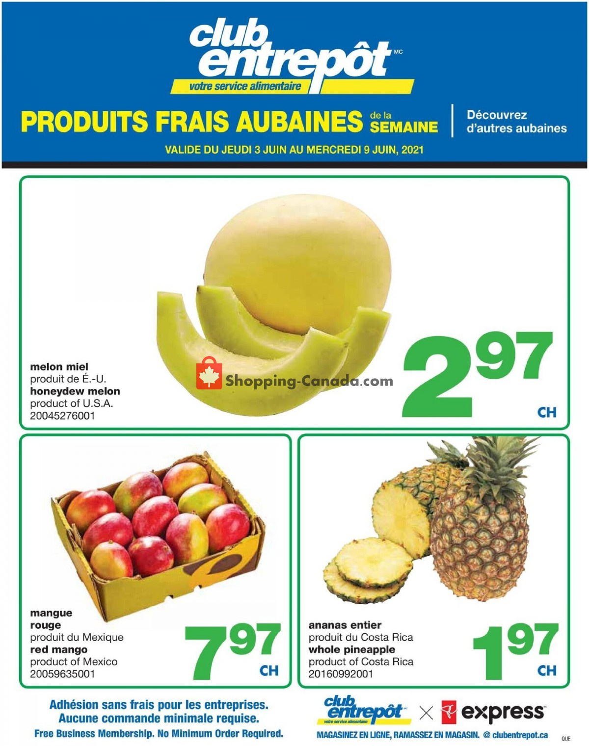 Wholesale Club flyer from Thursday June 3, 2021 to Wednesday June 9, 2021 - page 1