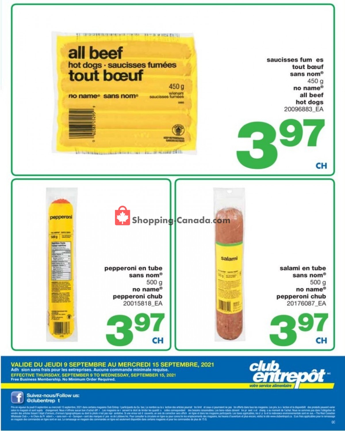 Wholesale Club flyer from Thursday September 9, 2021 to Wednesday September 15, 2021 - page 2