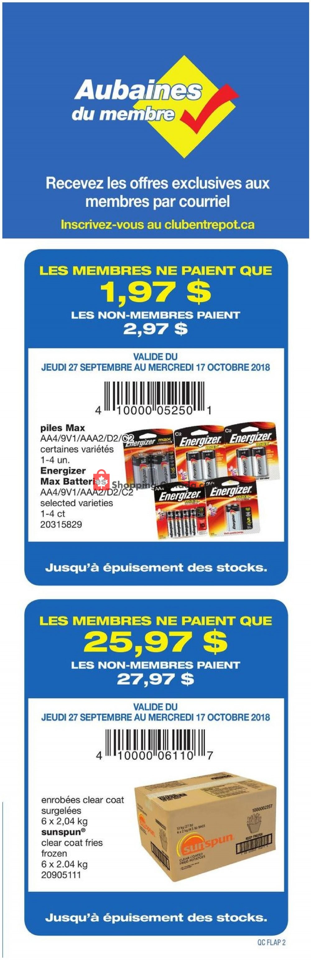 Wholesale Club flyer from Thursday September 27, 2018 to Wednesday October 17, 2018 - page 10