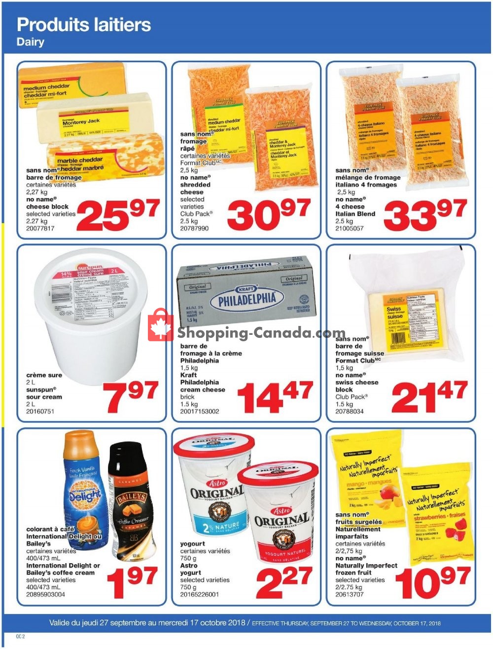 Wholesale Club flyer from Thursday September 27, 2018 to Wednesday October 17, 2018 - page 2