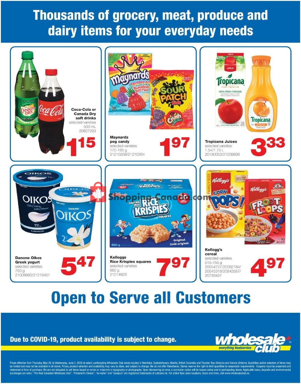 Wholesale Club flyer from Thursday May 28, 2020 to Wednesday June 3, 2020 - page 2