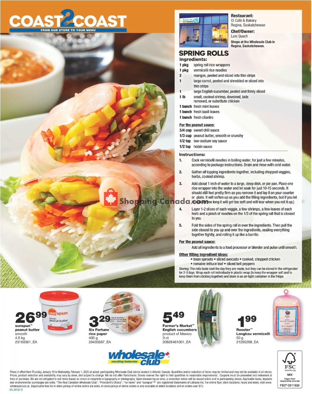 Wholesale Club flyer from Thursday January 19, 2023 to Wednesday February 1, 2023 - page 12