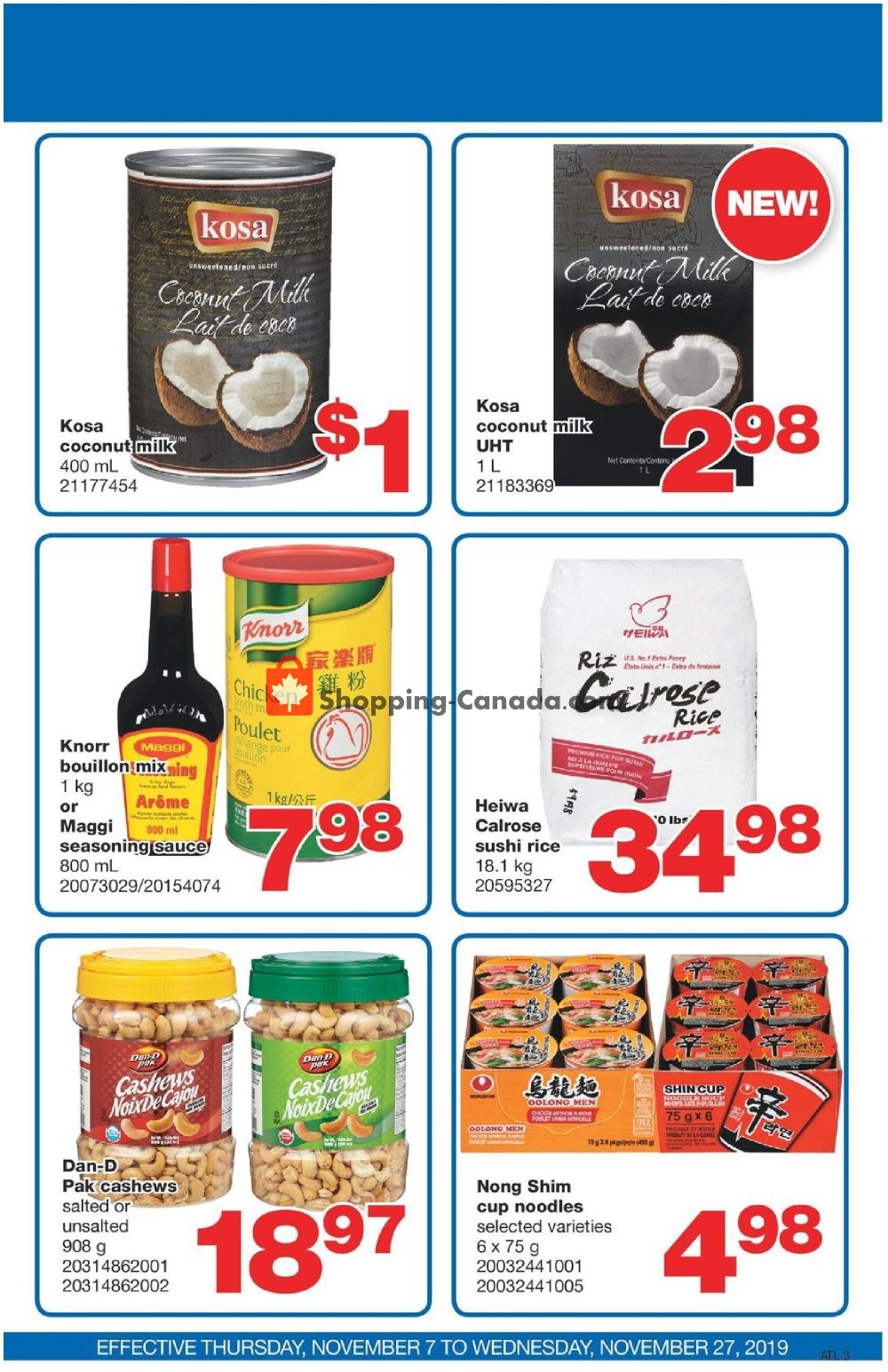 Wholesale Club flyer from Thursday November 7, 2019 to Wednesday November 27, 2019 - page 3