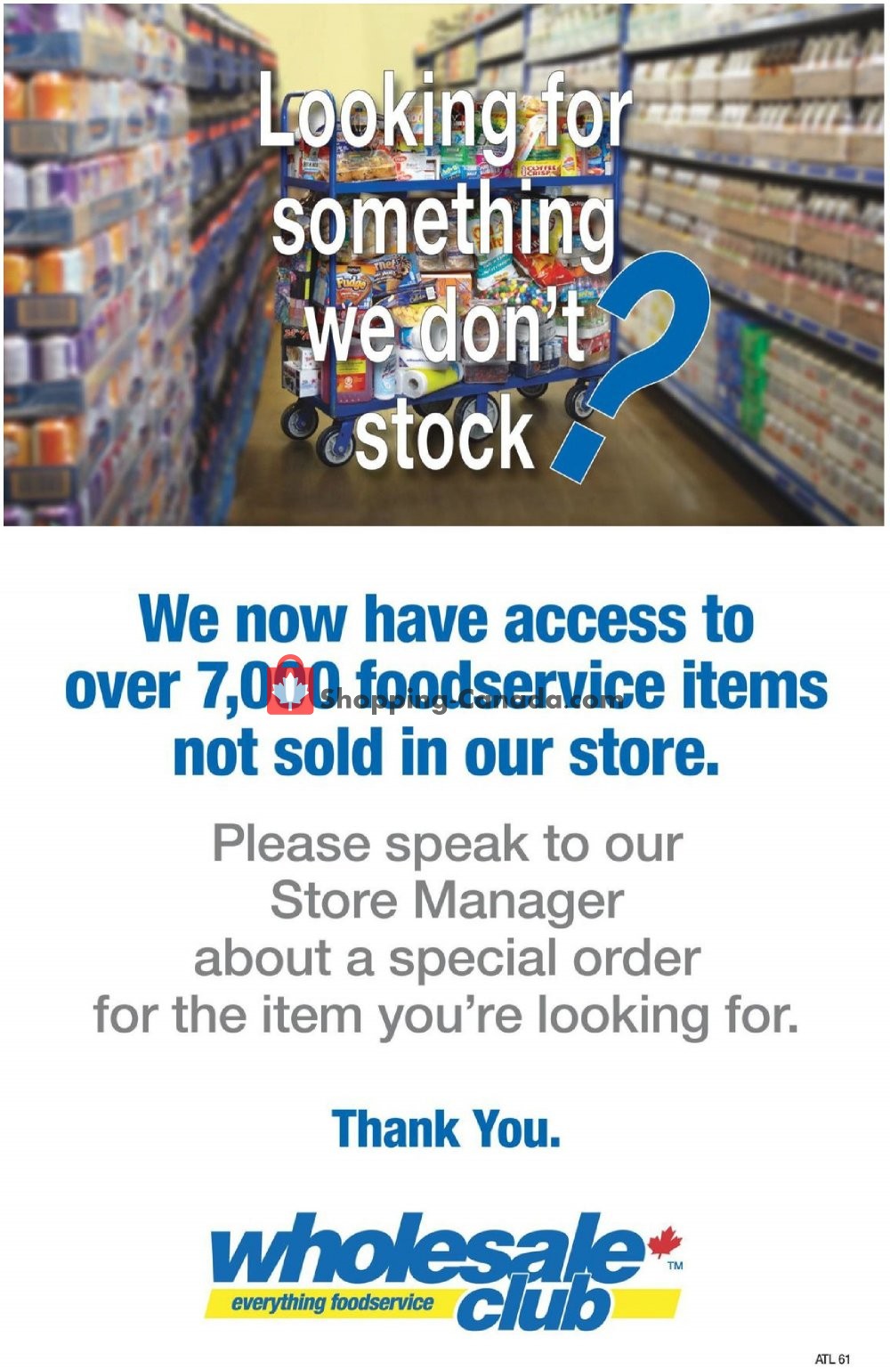 Wholesale Club flyer from Thursday November 7, 2019 to Wednesday November 27, 2019 - page 61