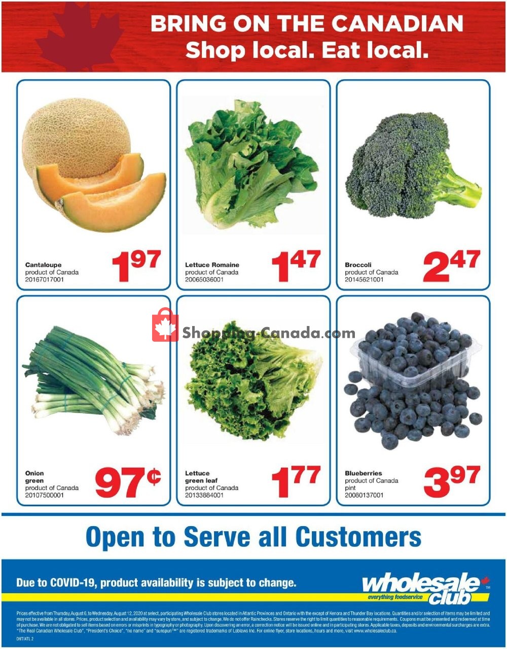 Wholesale Club flyer from Thursday August 6, 2020 to Wednesday August 12, 2020 - page 2