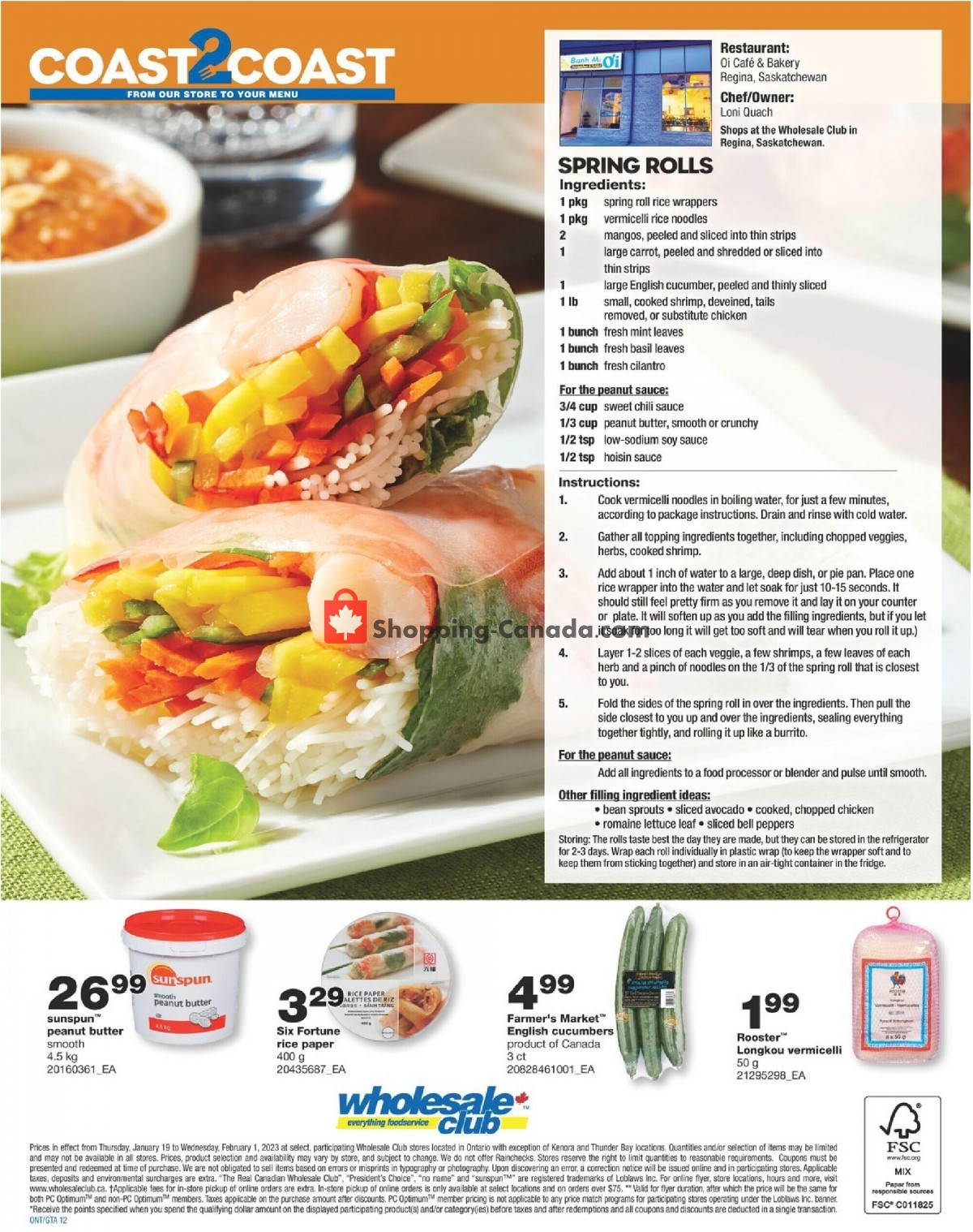 Wholesale Club flyer from Thursday January 19, 2023 to Wednesday February 1, 2023 - page 12