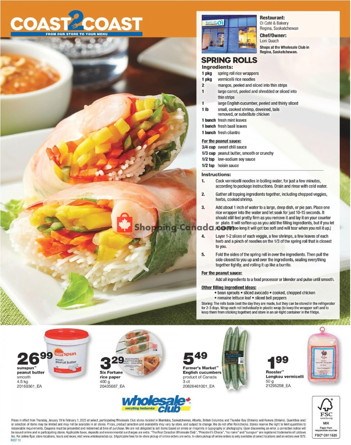 Wholesale Club flyer from Thursday January 19, 2023 to Wednesday February 1, 2023 - page 12