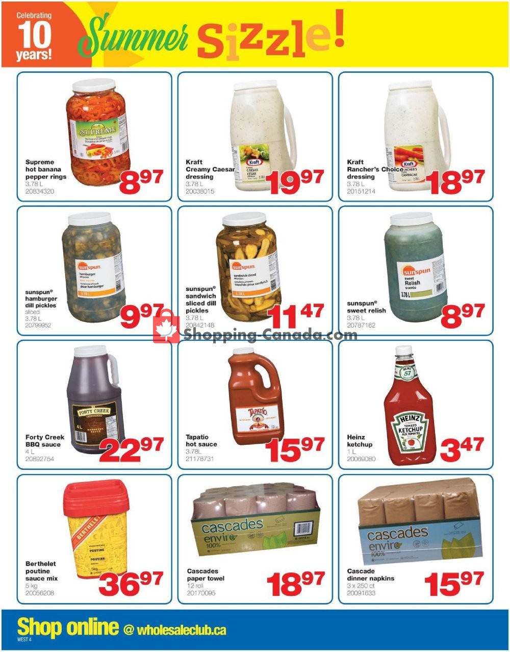 Wholesale Club flyer from Thursday May 2, 2019 to Wednesday July 3, 2019 - page 4