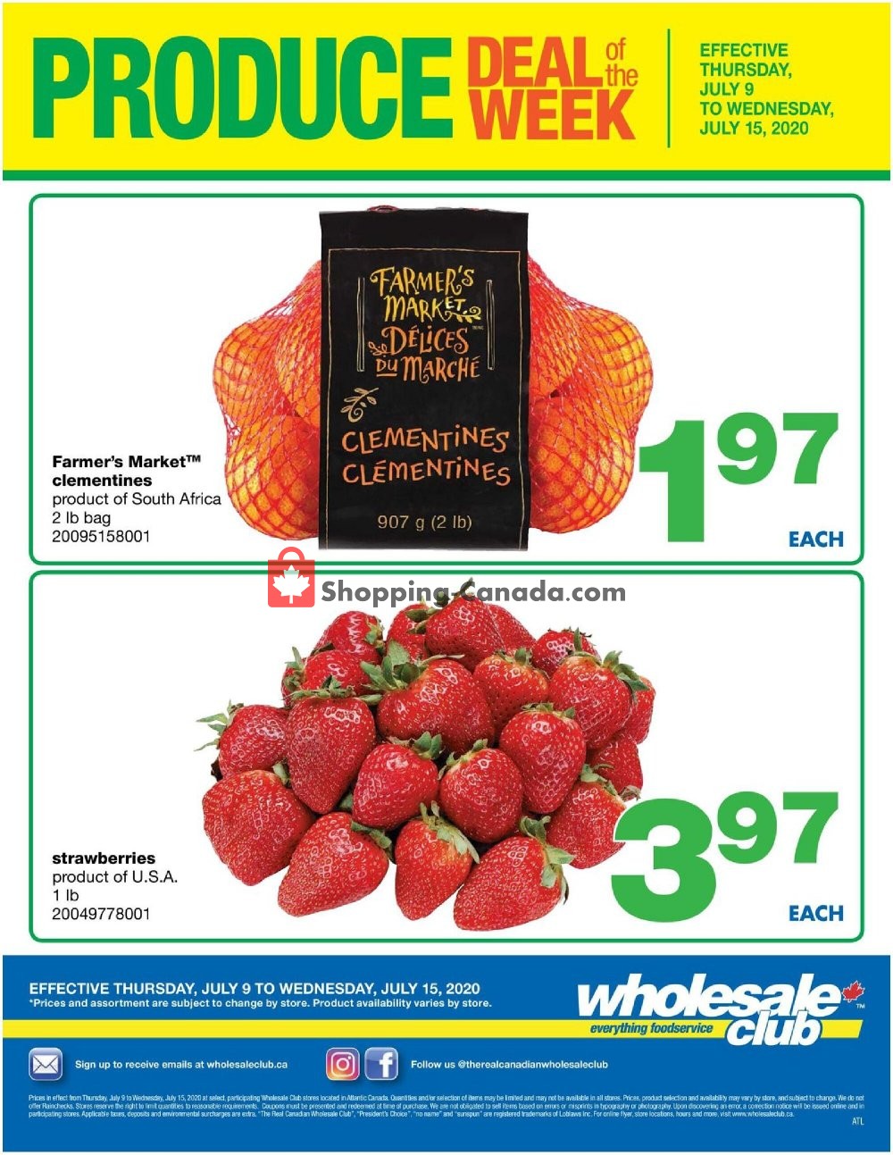 Wholesale Club flyer from Thursday July 9, 2020 to Wednesday July 15, 2020 - page 2