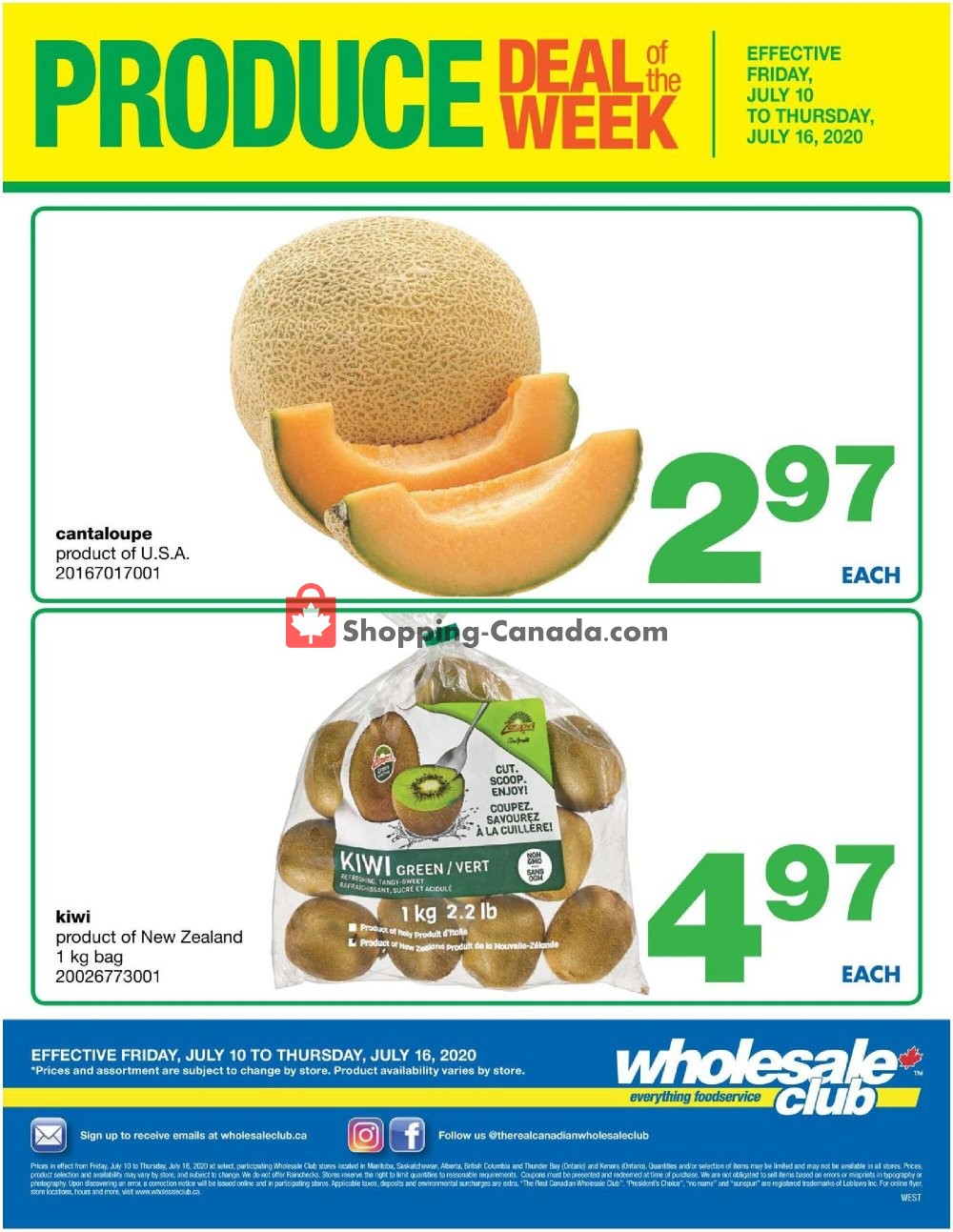 Wholesale Club flyer from Thursday July 9, 2020 to Thursday July 16, 2020 - page 2
