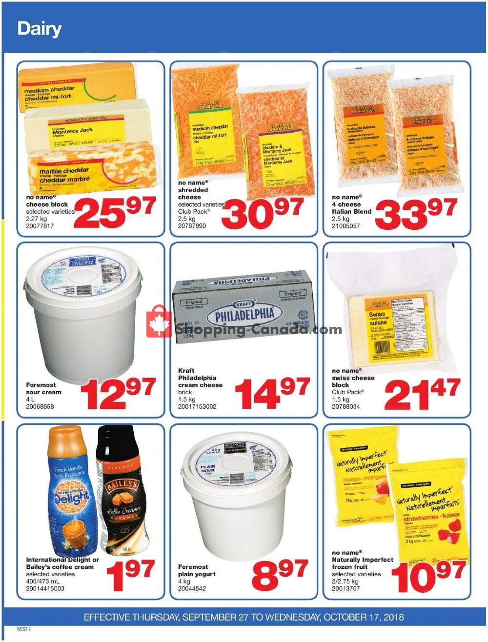 Wholesale Club flyer from Thursday September 27, 2018 to Wednesday October 17, 2018 - page 2