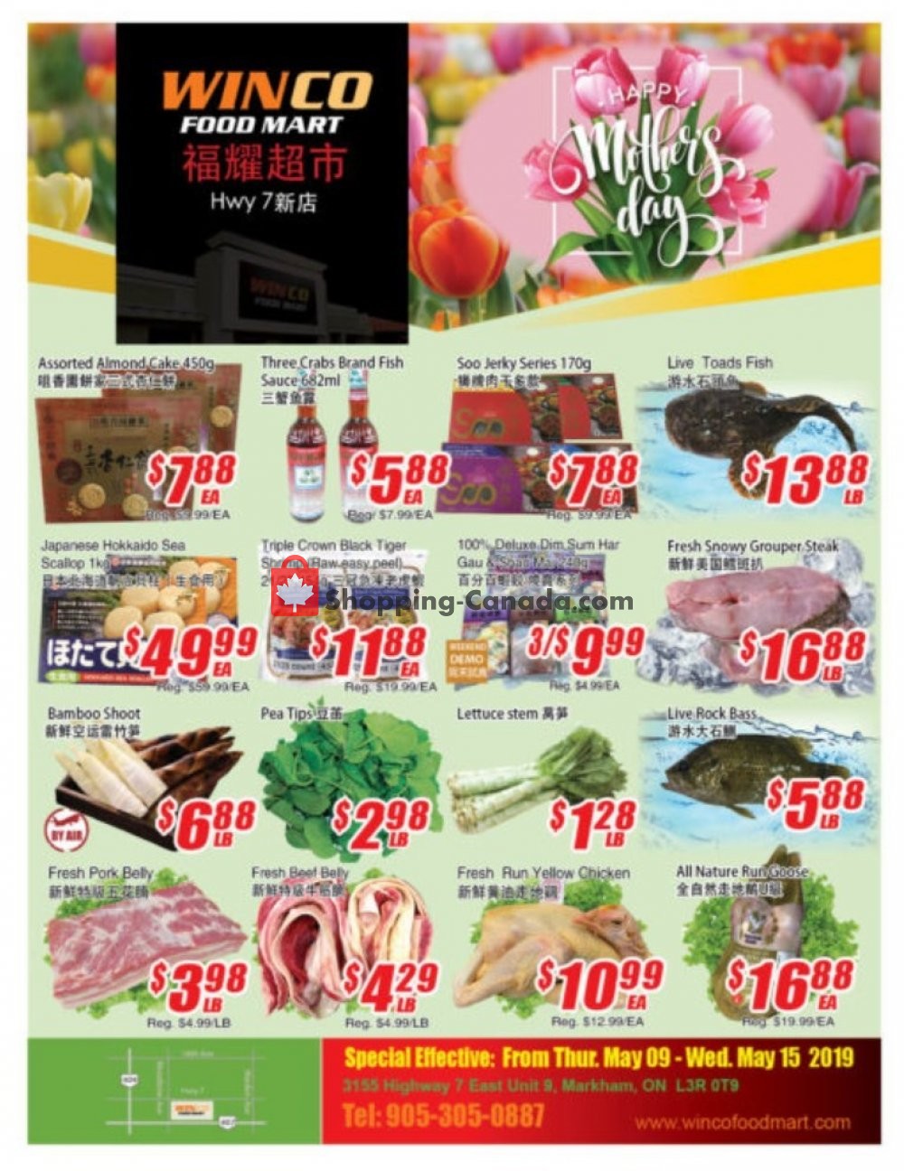 WinCo Food Mart flyer from Thursday May 9, 2019 to Wednesday May 15, 2019 - page 1