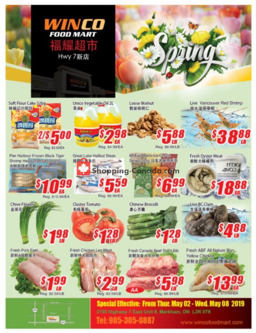 WinCo Food Mart flyer from Thursday May 2, 2019 to Wednesday May 8, 2019 - page 1
