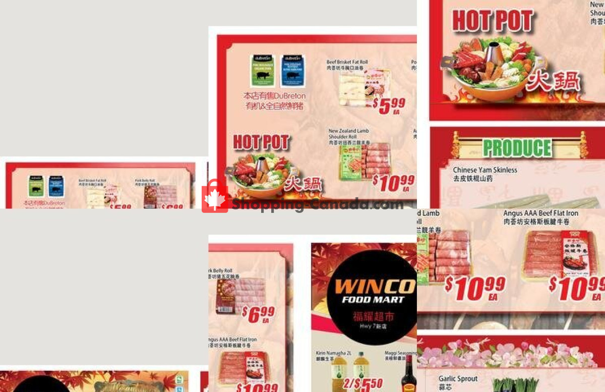 WinCo Food Mart flyer from Thursday October 1, 2026 to Wednesday October 7, 2026 - page 1