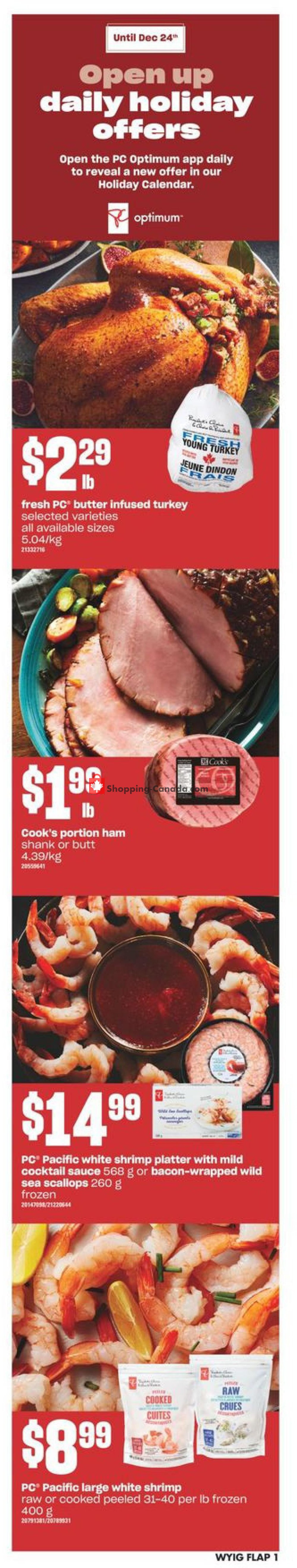 Your Independent Grocer flyer from Thursday December 17, 2020 to Saturday December 26, 2020 - page 1