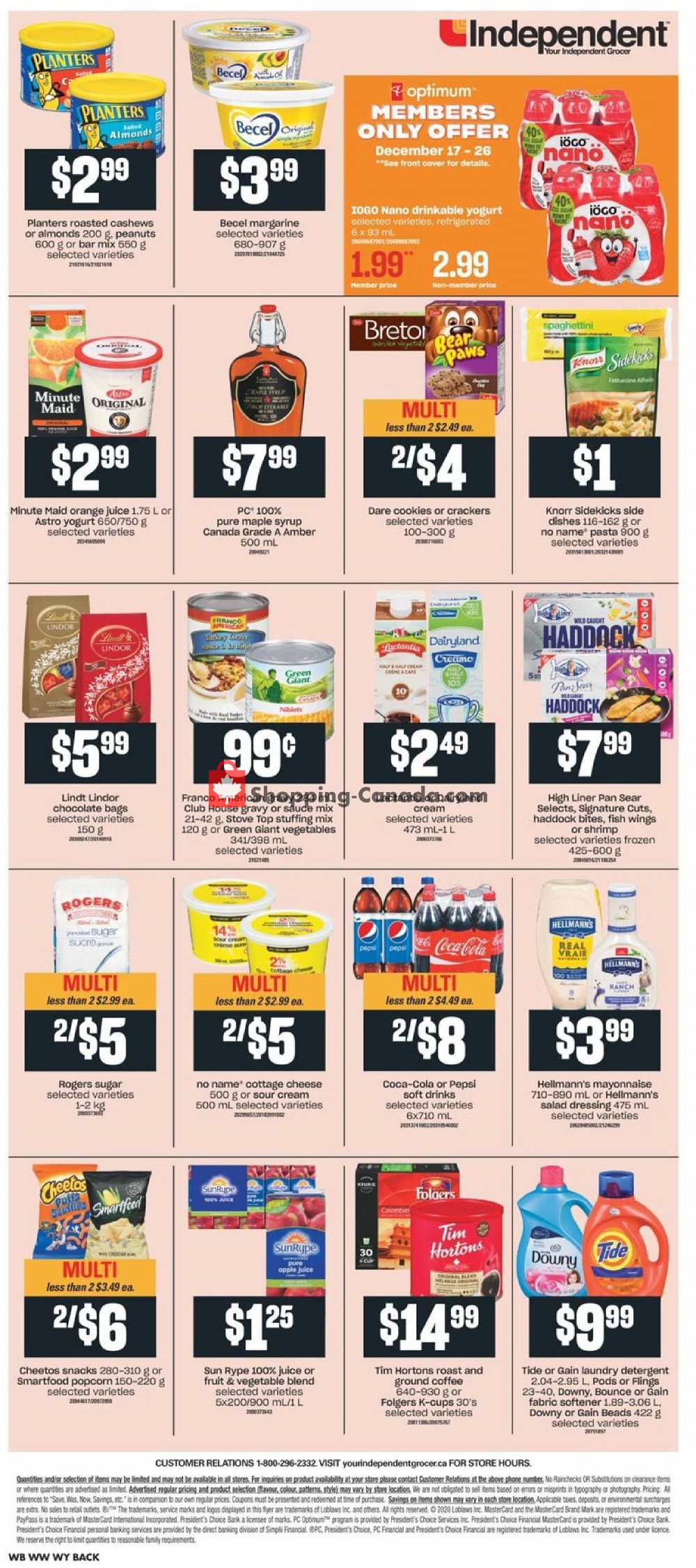 Your Independent Grocer flyer from Thursday December 17, 2020 to Saturday December 26, 2020 - page 4