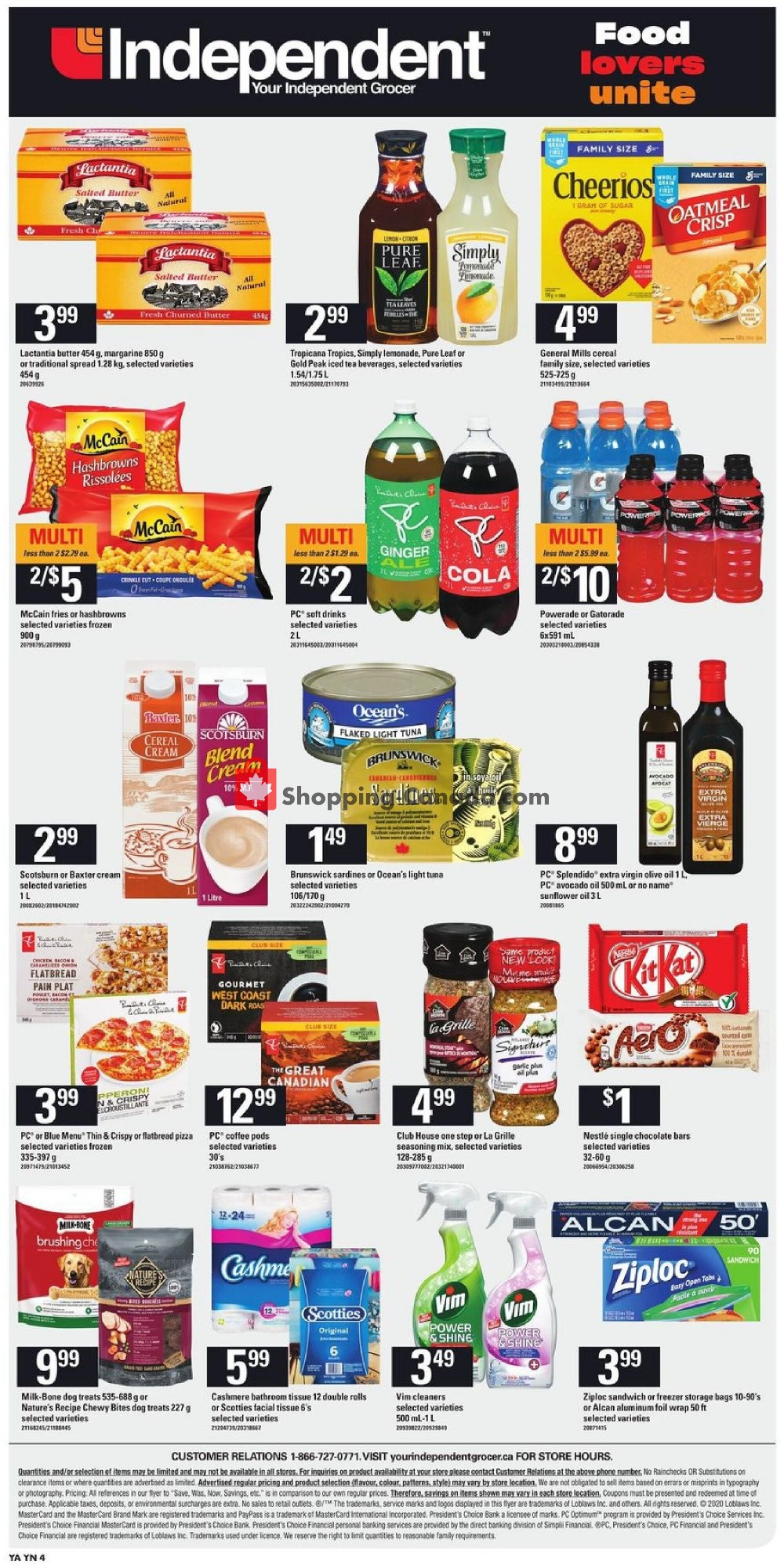 Your Independent Grocer flyer from Thursday August 6, 2020 to Wednesday August 12, 2020 - page 4